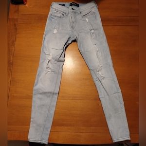 Hollister Skinny Ripped Jeans